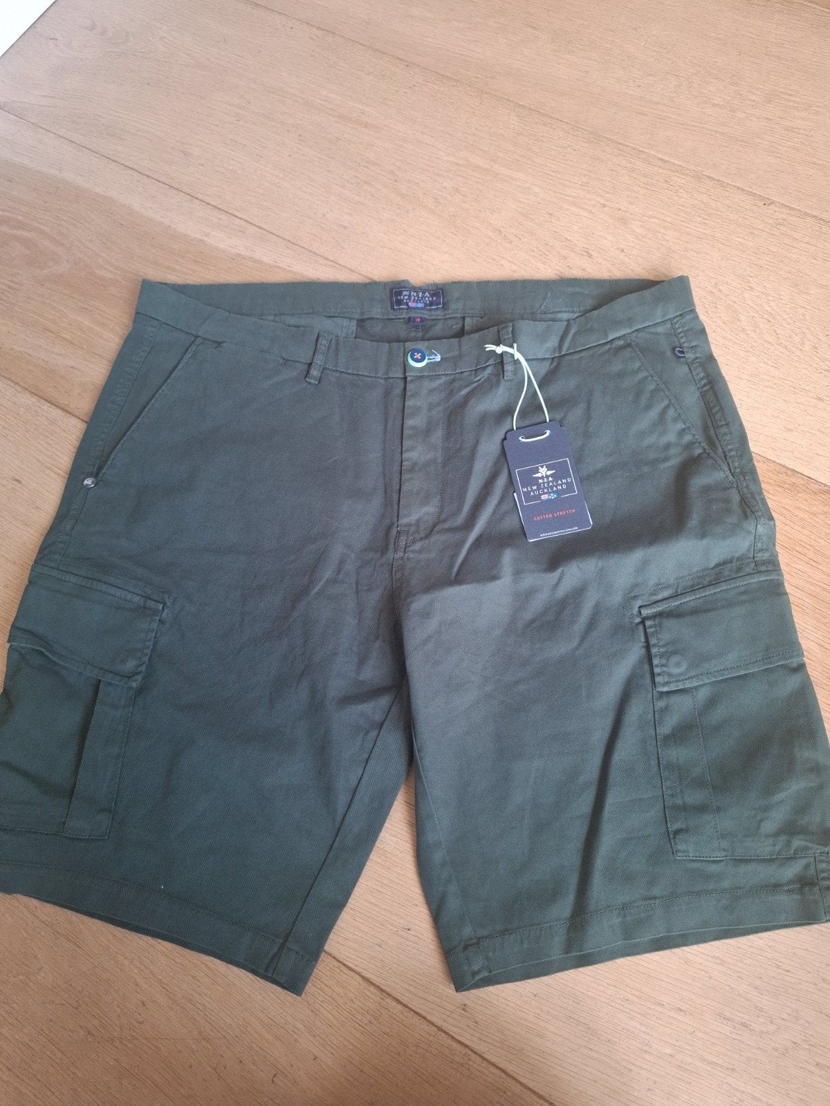 NZA New Zealand Auckland Cargo Shorts - Nieuw met kaartjes, Ophalen of Verzenden, NZA New Zealand Auckland, Groen, Maat 56/58 (XL)
