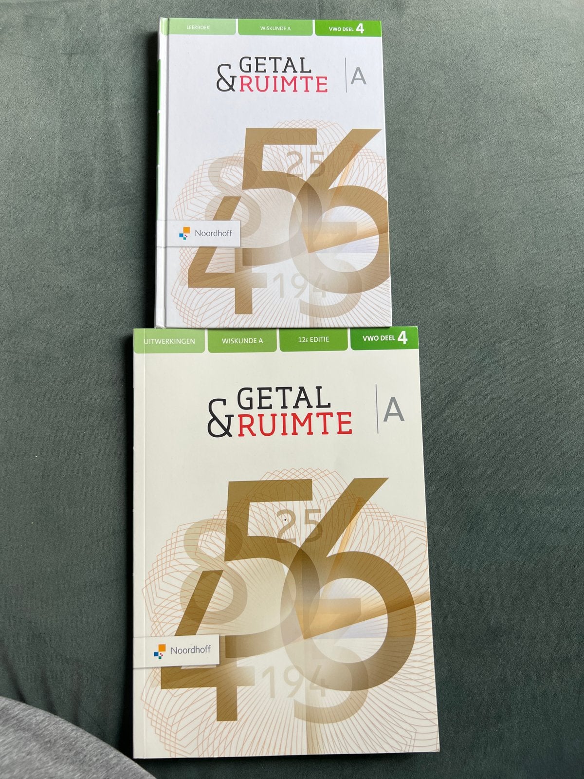 Getal & Ruimte Wiskunde A VWO deel 4 (Leerboek & Uitwerkin, Ophalen, Zo goed als nieuw, VWO, Wiskunde A