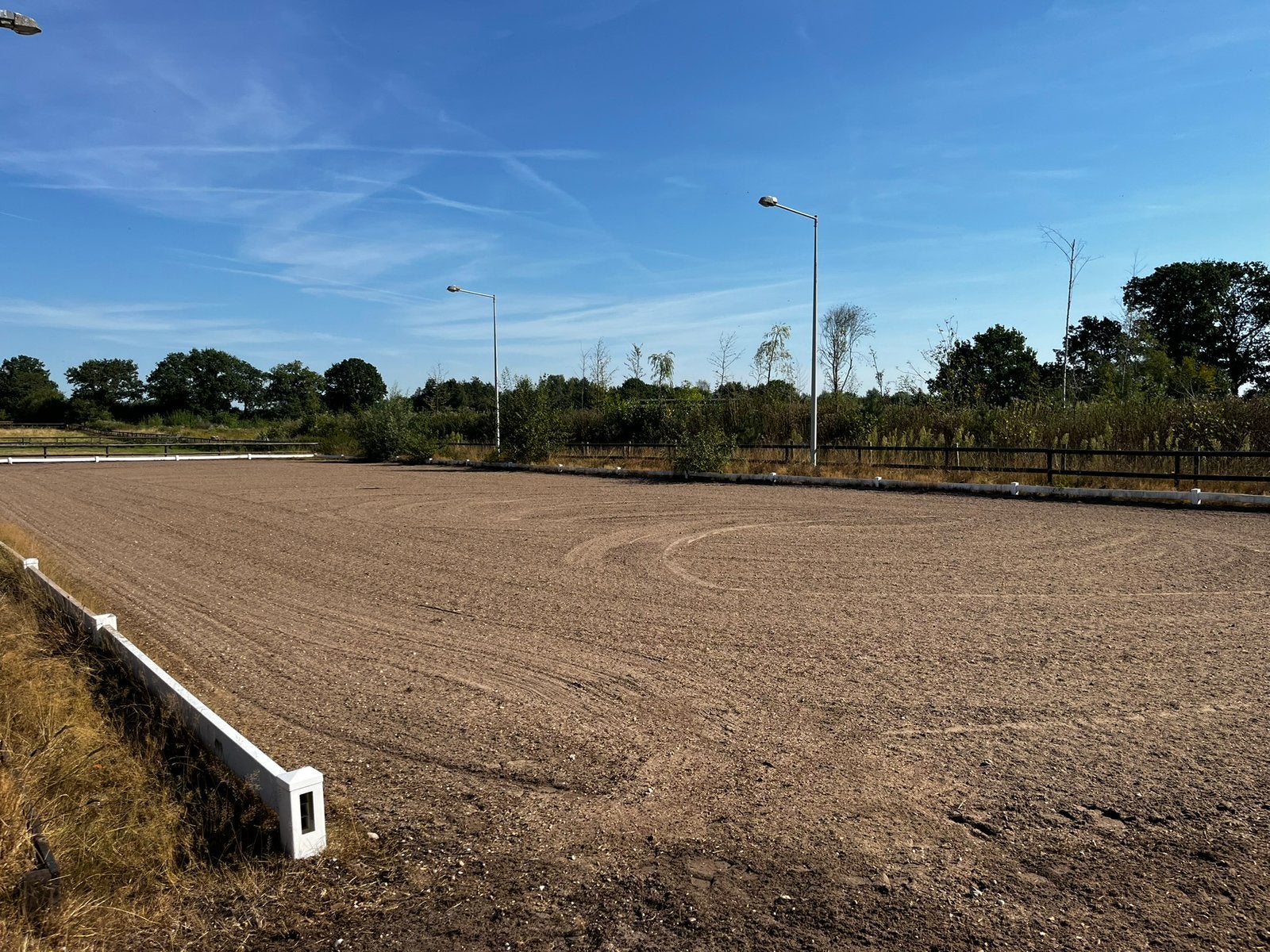 Vaste dressuurpiste 20 x 60 wit kunststof, Dieren en Toebehoren, Ophalen