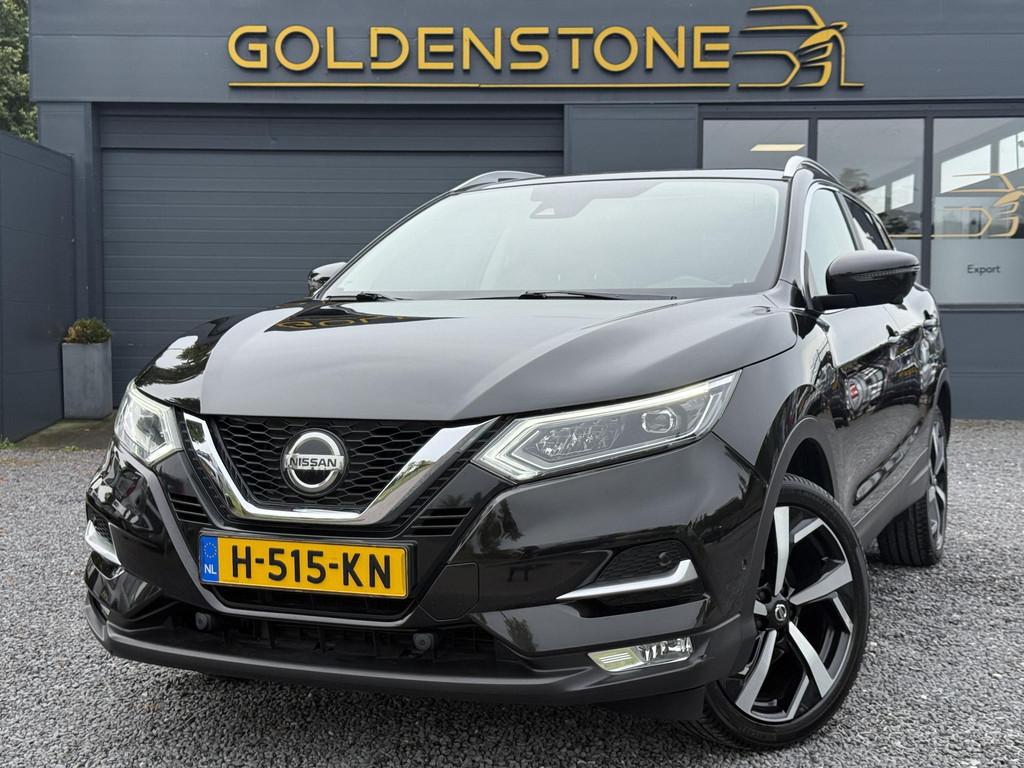 Nissan Qashqai 1.3 DIG-T Tekna + 2e Eigenaar,Pano,Navi,Camer, Auto's, Voorwielaandrijving, 687 kg, Gebruikt, Euro 6