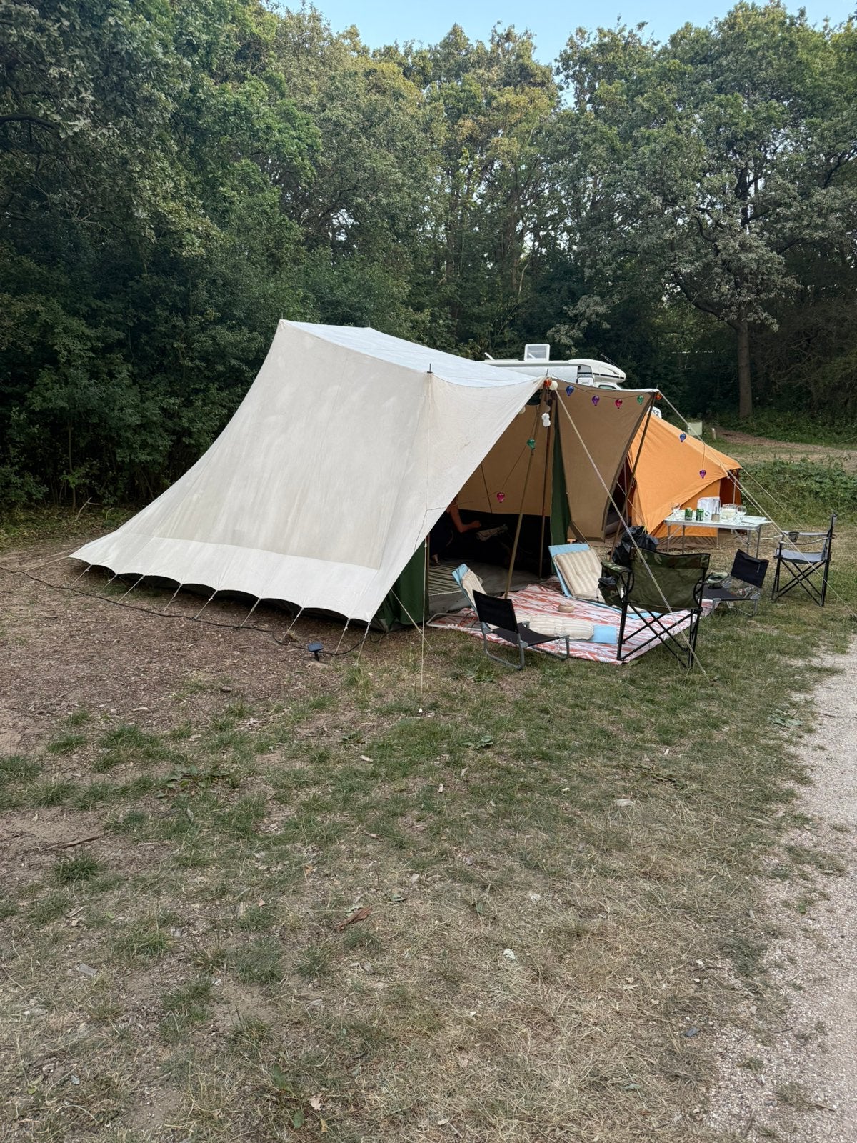 Gezocht Vario luifel Jan van Gent, Caravans en Kamperen, Tenten, Ophalen, Zo goed als nieuw
