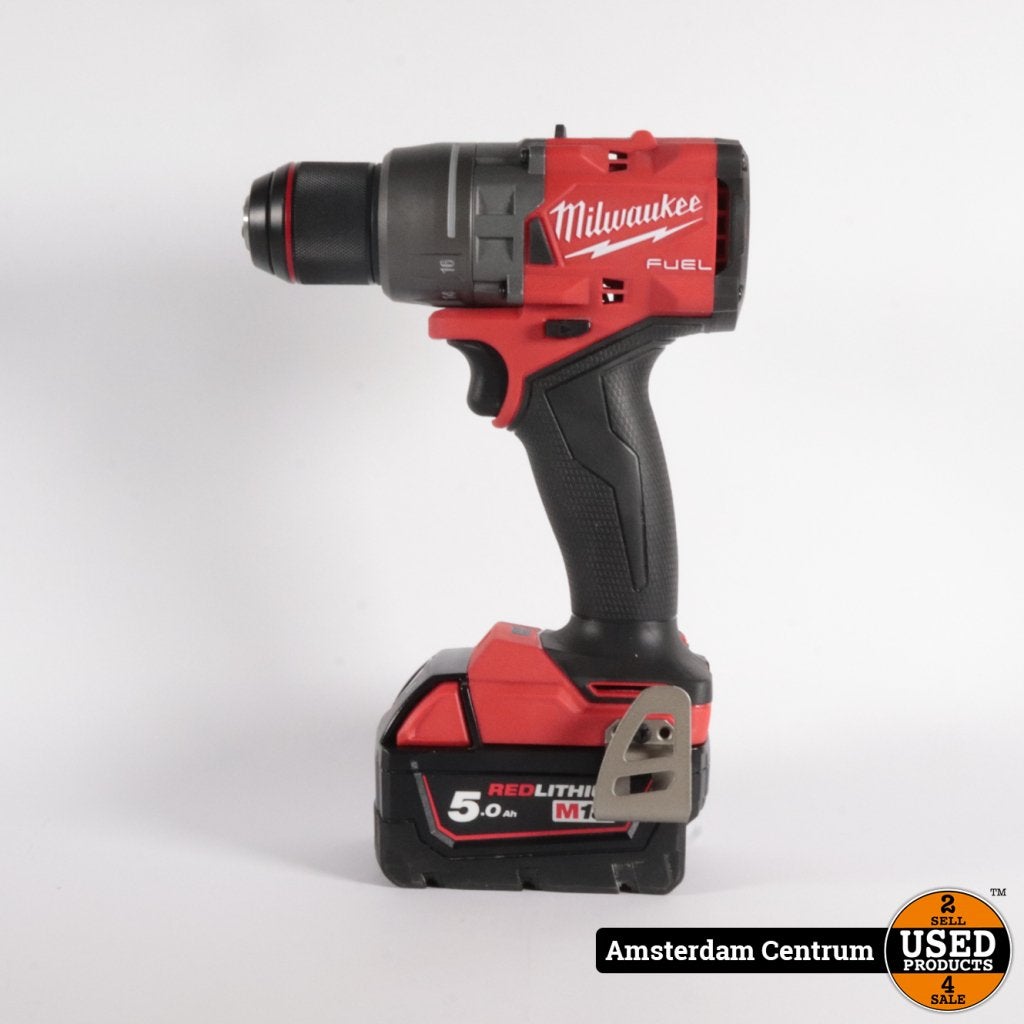 Milwaukee M18 FUEL FDD3 Schroefboormachine + 2 Accu's - ZGAN, Milwaukee, Gebruikt, Support@milwaukee.com, Milwaukee Electric Tool Corporation, 13135 W. 
Lisbon Road, Brookfield, WI 53005
USA