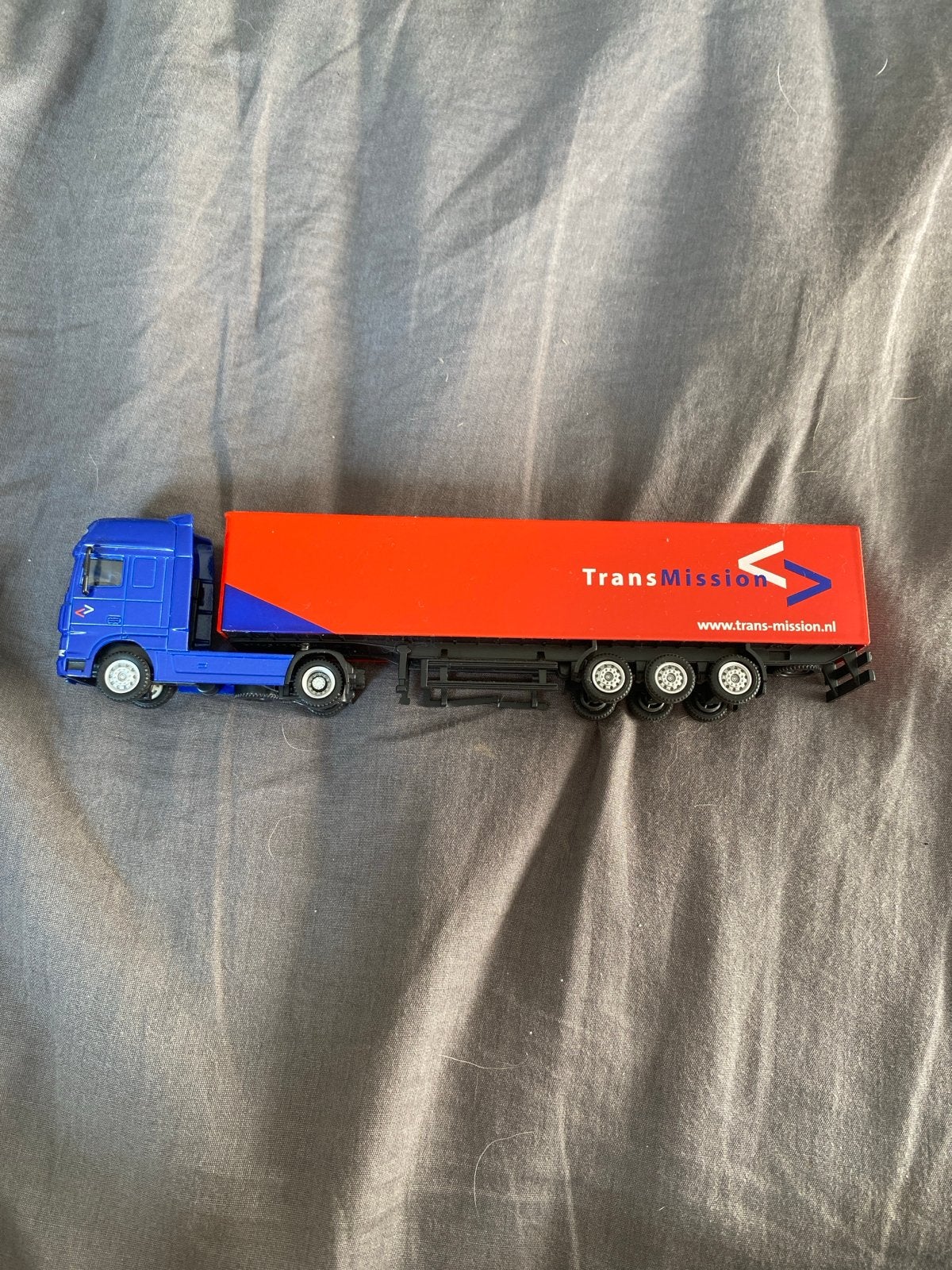 DAF XF TransMission modelvrachtwagen met trailer, Overige merken, Gebruikt, 1:32 tot 1:50, Ophalen of Verzenden
