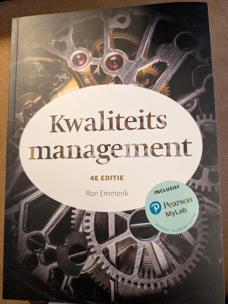 Kwaliteitsmanagement, Boeken, Ophalen of Verzenden, Beta, Zo goed als nieuw, HBO