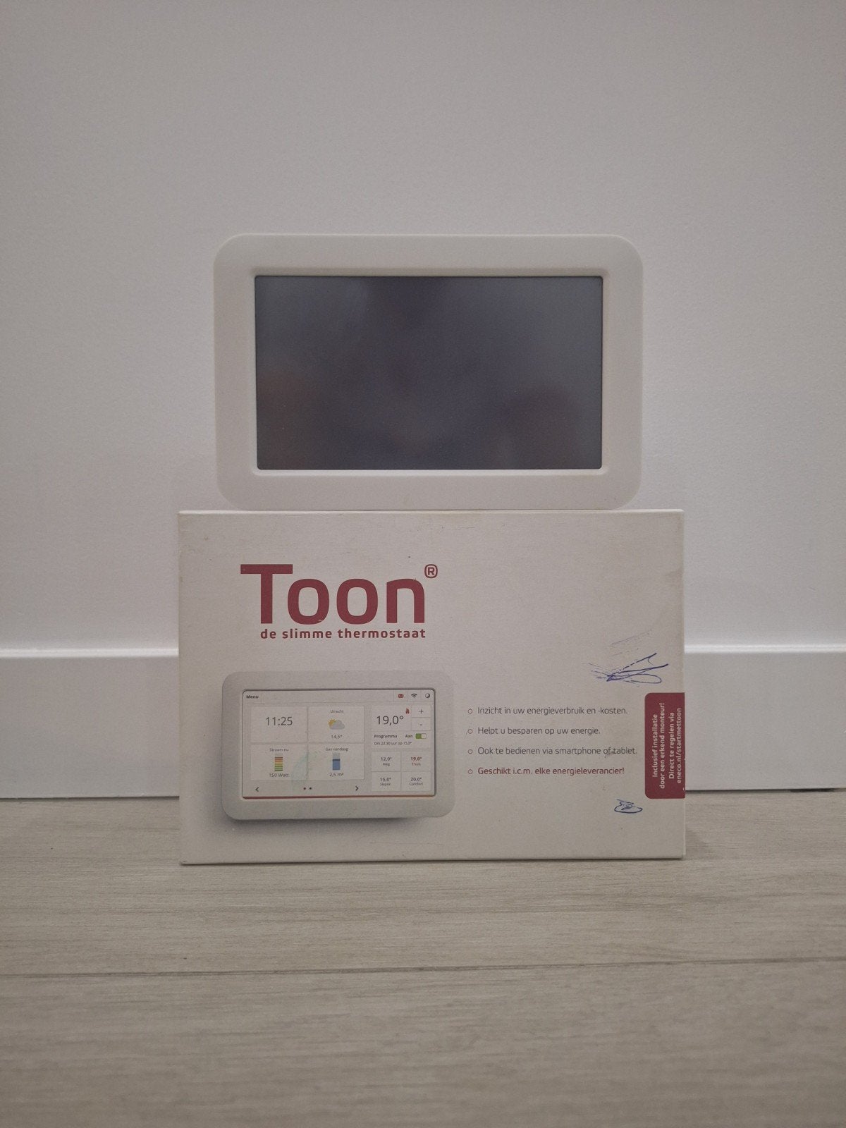 eneco toon slimme thermostaat compleet in doos, Ophalen of Verzenden, Nieuw, Overige typen
