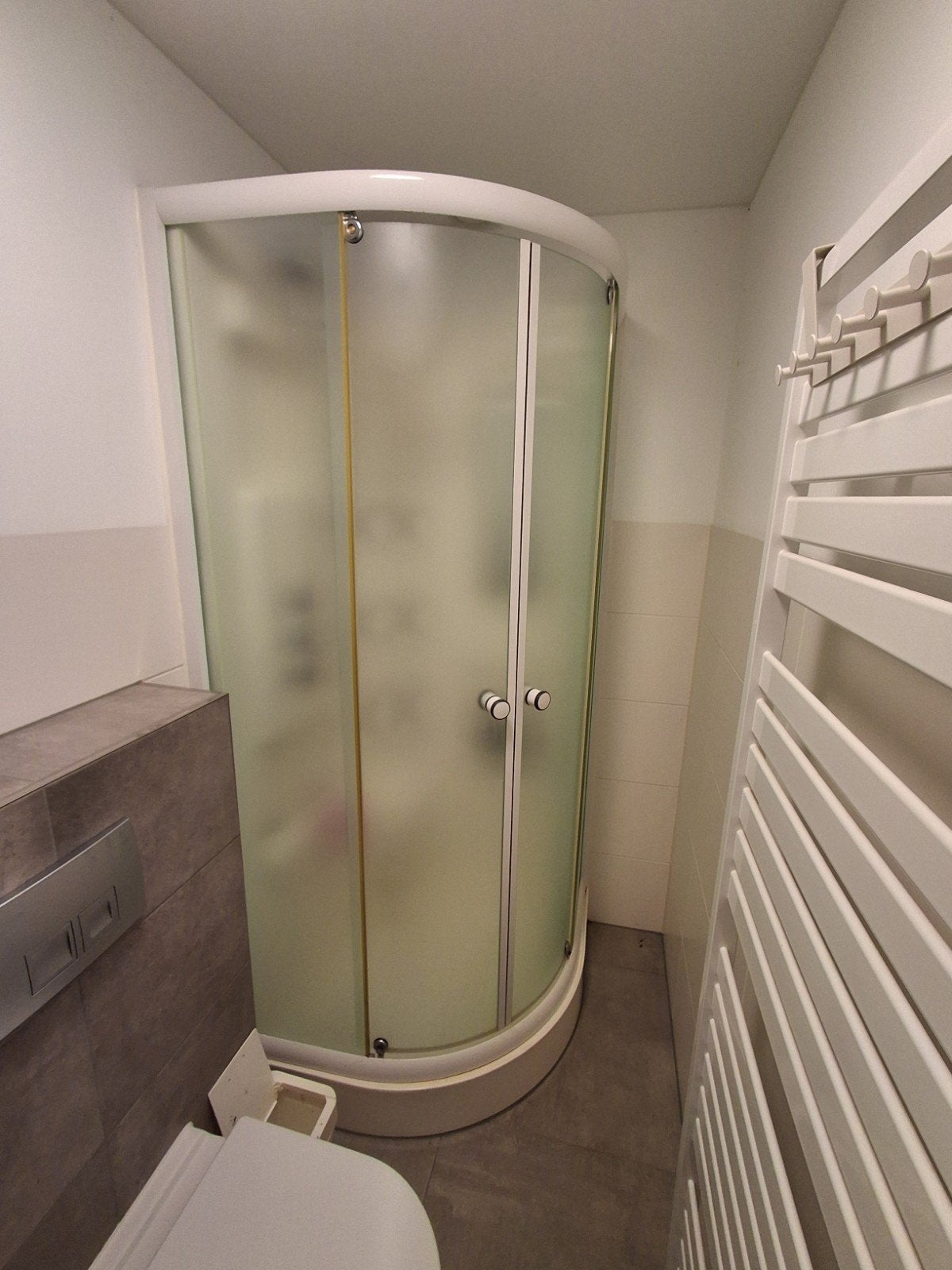Douchecabine met thermostaatkraan en diverse sproeikoppen, Doe-het-zelf en Verbouw, Sanitair, Ophalen, Gebruikt, Glas, Douche