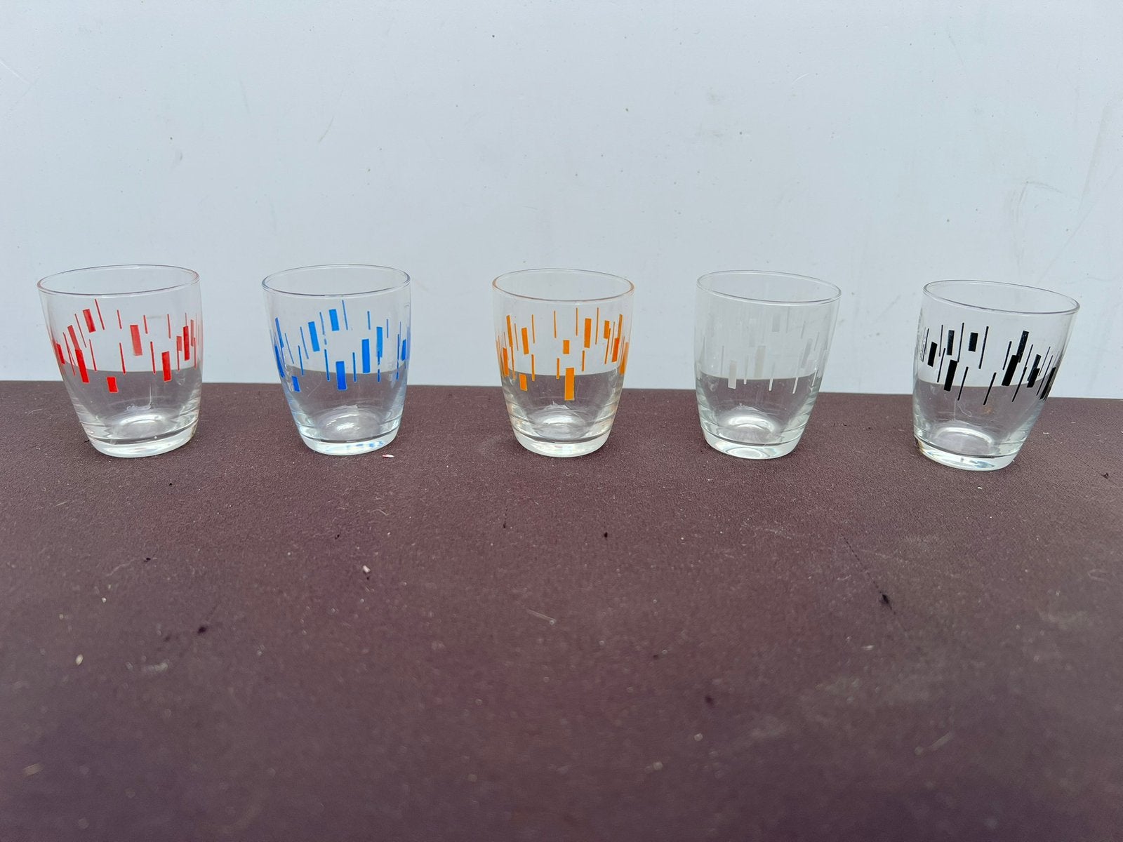 Te Koop Vintage Glaasjes Borrelglaasjes Waterglaasjes, Ophalen of Verzenden, Zo goed als nieuw, Borrel- of Shotglas