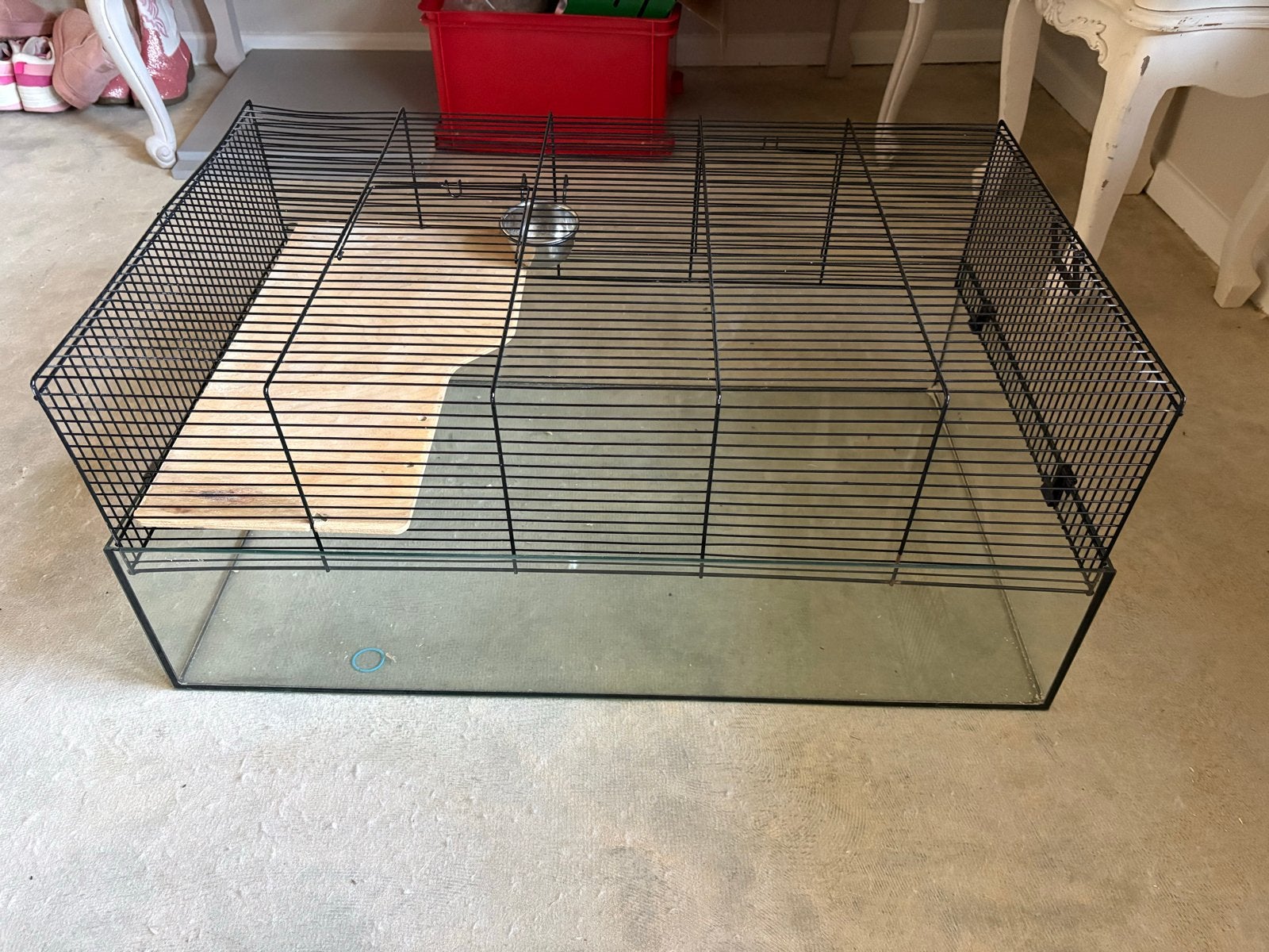 Hamster kooi, Ophalen