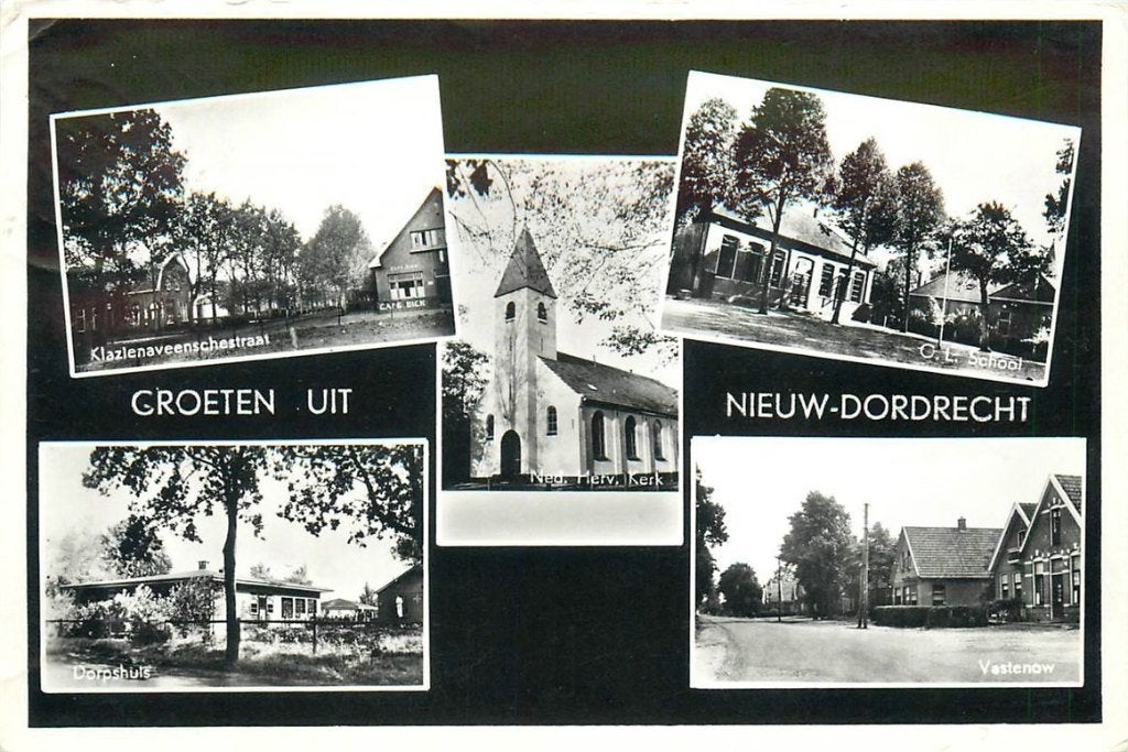 702-082-029 Nieuw-Dordrecht, Verzenden, Voor 1920, Drenthe