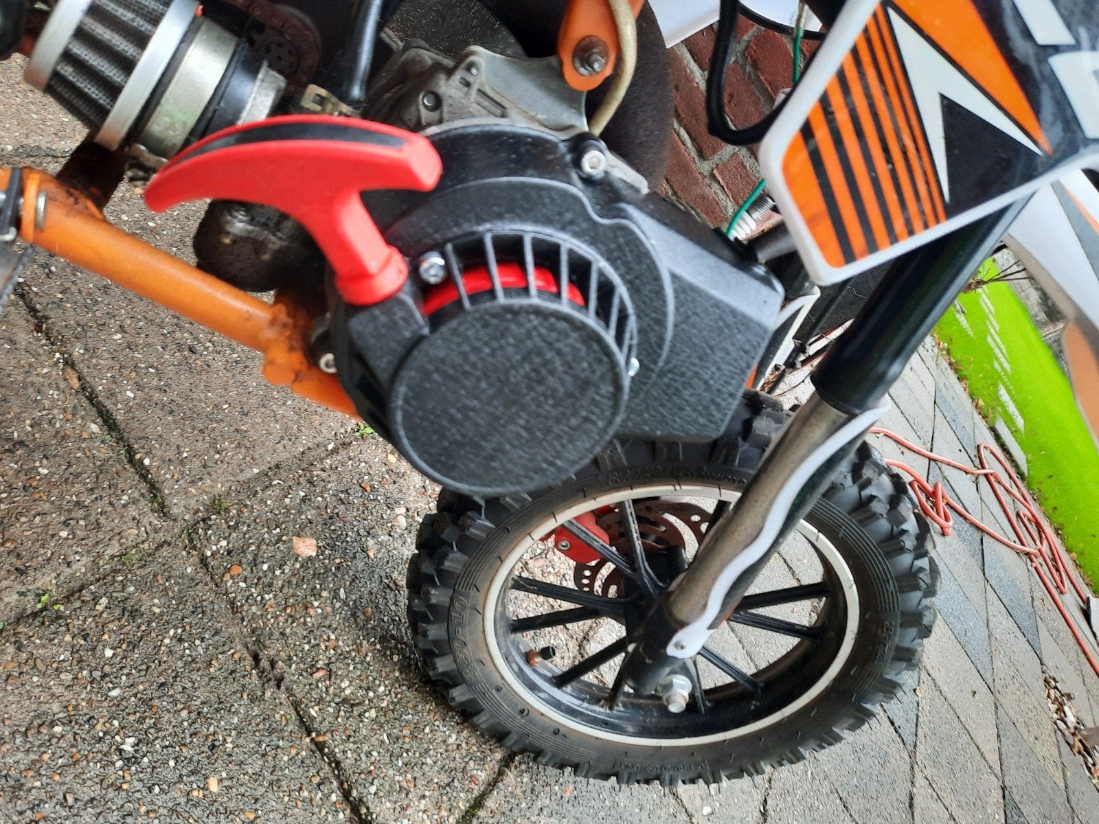 50cc Pitbike, Fietsen en Brommers, Ophalen, Gebruikt, Pitbike