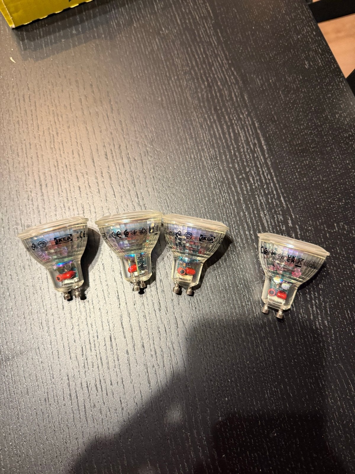4x IKEA Trådfri Kleur GU10 Smart LED Lampen, Ophalen, Meerkleurig, GU10, Zo goed als nieuw