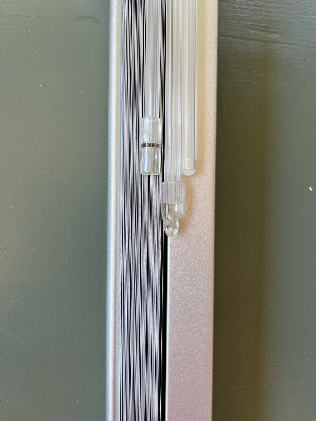 Nieuwe aluminium jaloezie 100x180 cm - Gamma - Compleet, Ophalen, Nieuw, Zilver, Luxaflex