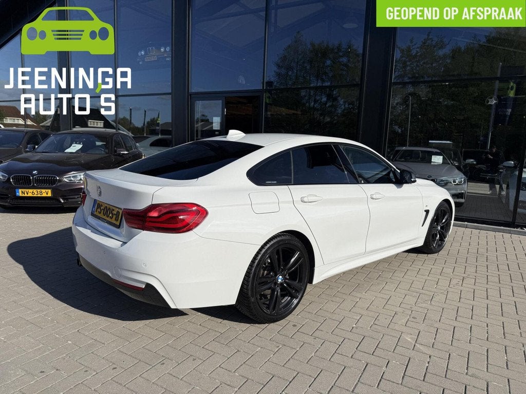 BMW 4-serie Gran Coupé 418i Executive|Mpakket, Auto's, Automaat, Gebruikt, Automatische klimaatregeling, Wit