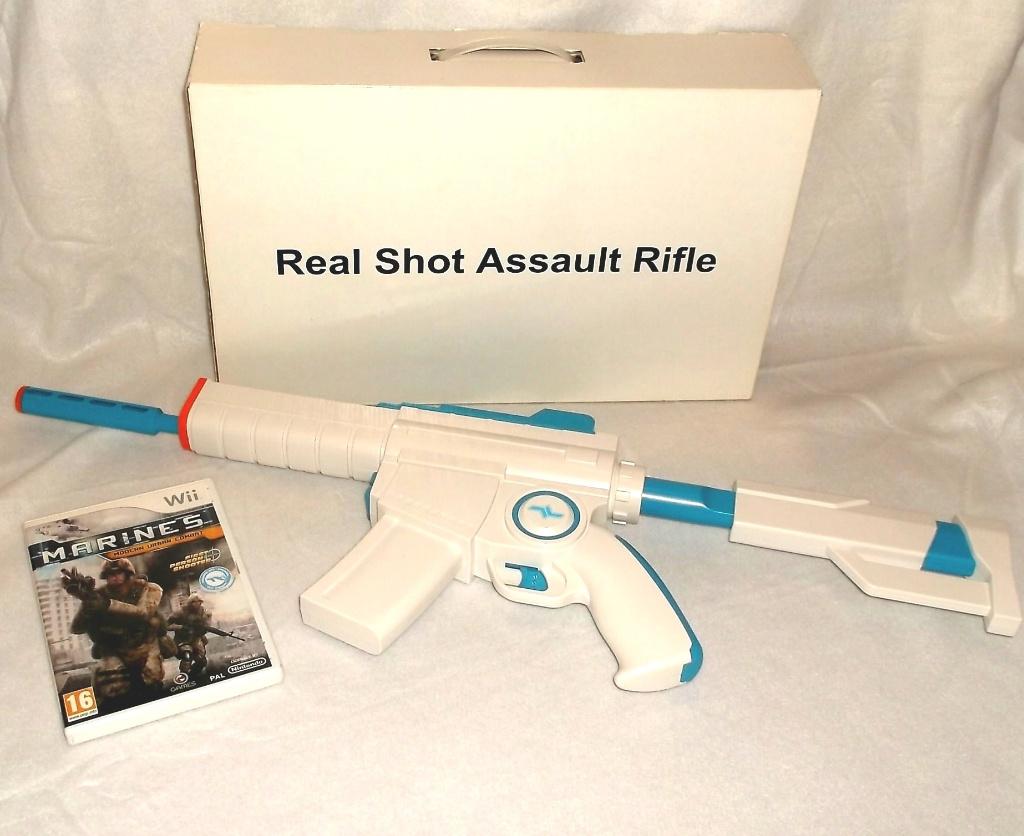 Marines Modern Urban Combat + Rifle (Wii) *Zonder inlay*, Gebruikt, Shooter, Verzenden, 2 spelers