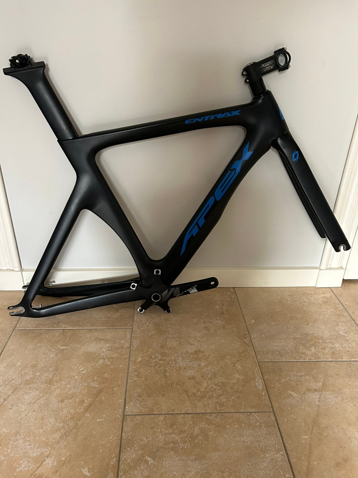Baanfiets frame carbon Apex, Minder dan 10 versnellingen, Carbon, 49 tot 53 cm, Zo goed als nieuw