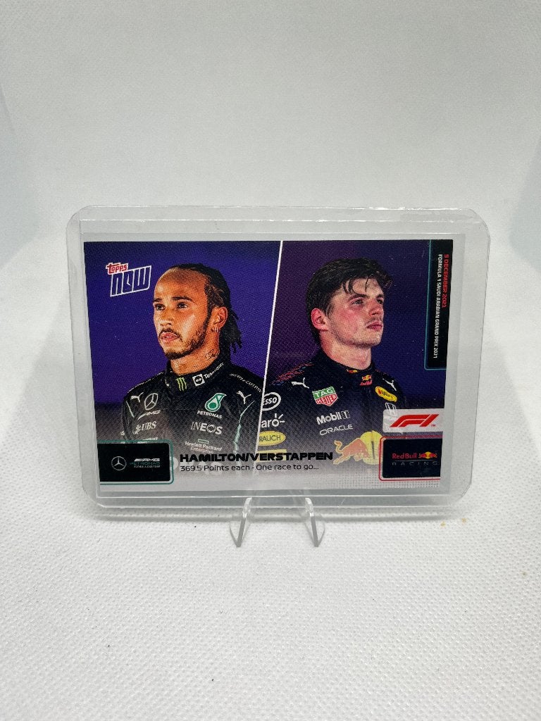 2021 Topps Now F1 Max Verstappen Lewis Hamilton #78, Verzenden, Zo goed als nieuw, Formule 1