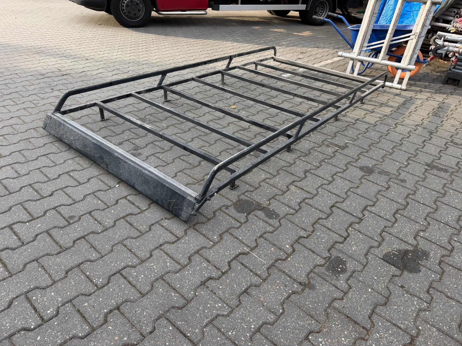 Stevige zwarte dakdrager voor Volkswagen Transporter (ca. 20
