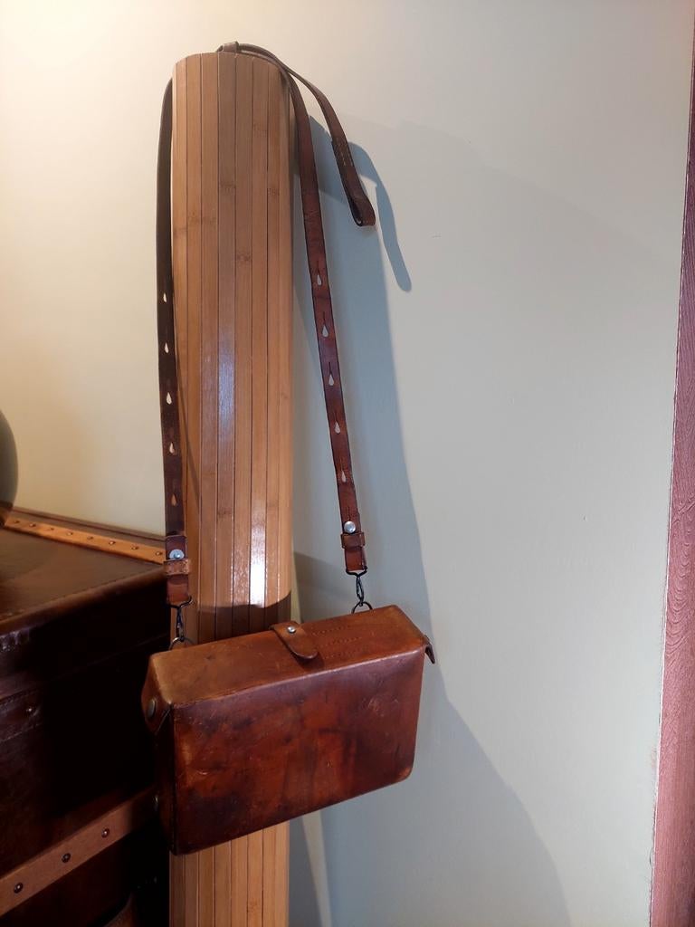 Originele Zwitserse Leren Militaire Tas, Ophalen of Verzenden, Landmacht, Nederland, Overige typen