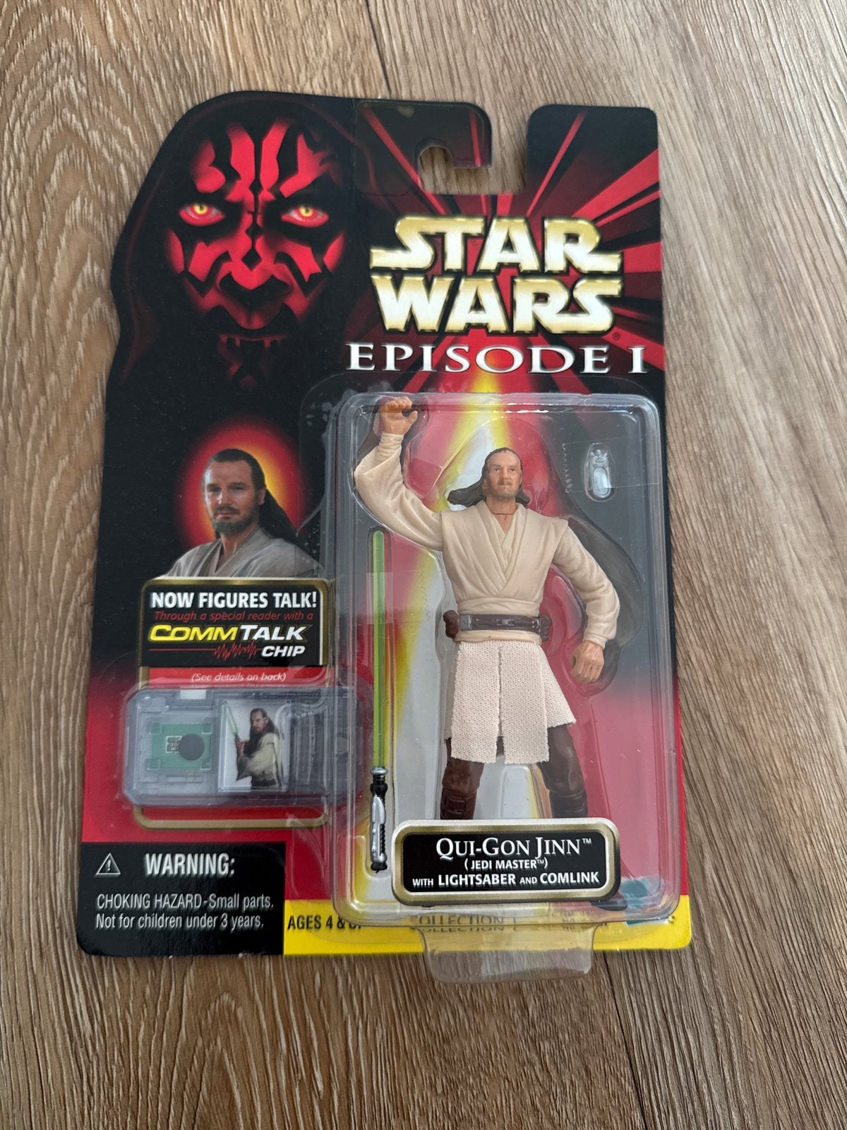 Star Wars Episode I Qui-Gon Jinn actiefiguur (Jedi Master), Ophalen of Verzenden, Nieuw, Actiefiguurtje