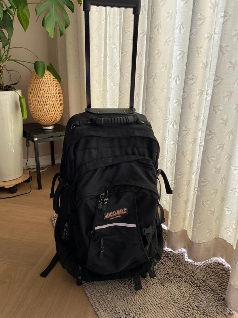 Active Leisure Rugzak Trolley - Zwart, 60x40cm, Sieraden, Tassen en Uiterlijk, Tassen | Rugtassen, 40 cm of meer, Gebruikt, Ophalen