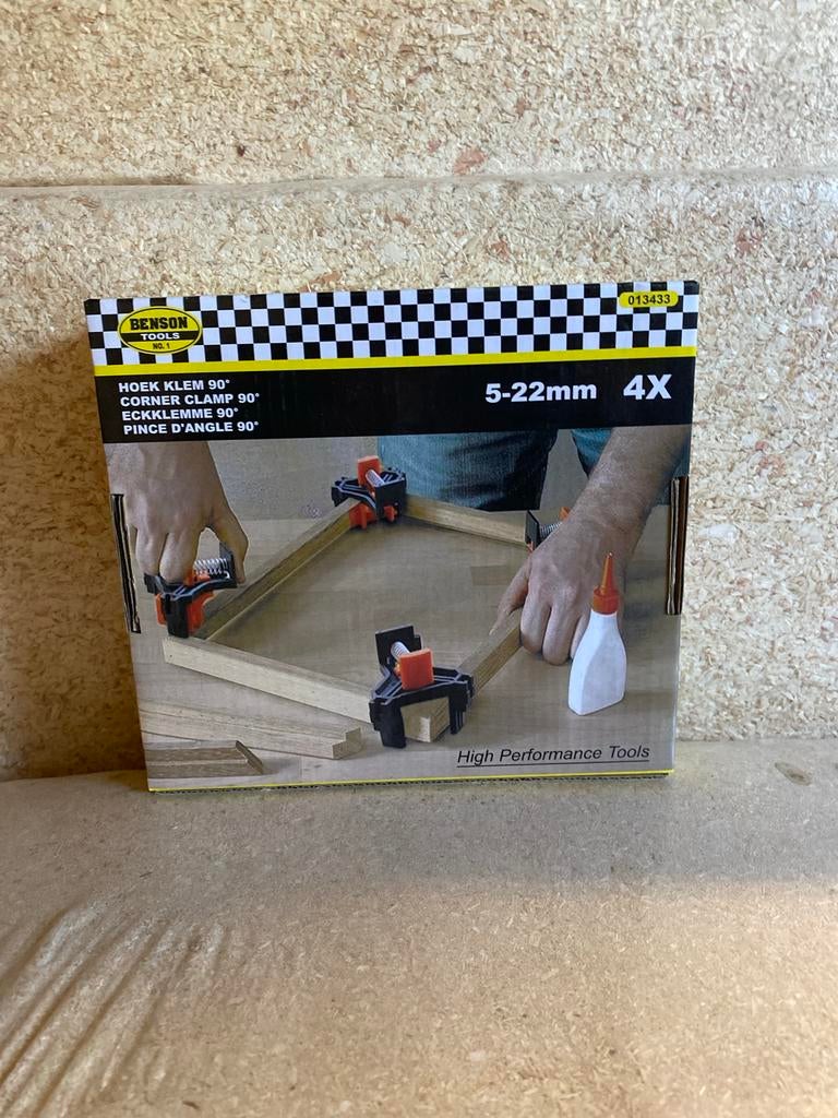 Benson Tools Hoek Klem 90 - 4 stuks (5-22mm), Ophalen of Verzenden, Nieuw