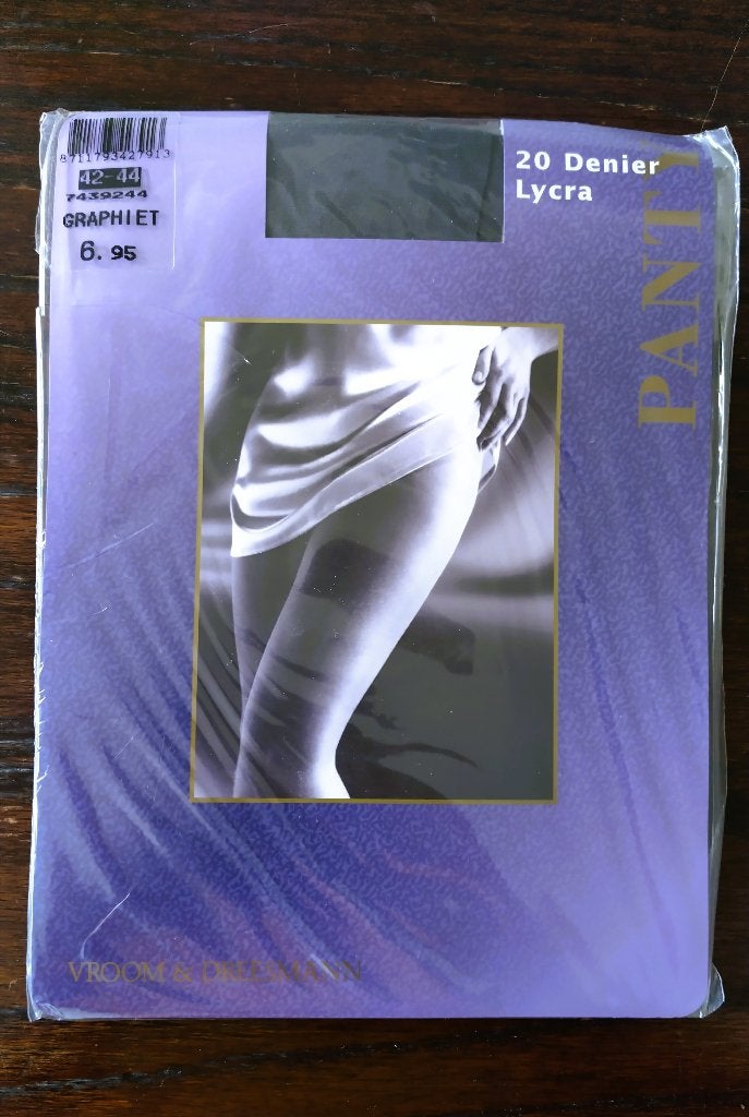 V&D Panty, 20 Denier, Graphiet, Maat 42-44, Kleding | Dames, V&D, Nieuw, Maat 40/42 (M), Ophalen of Verzenden