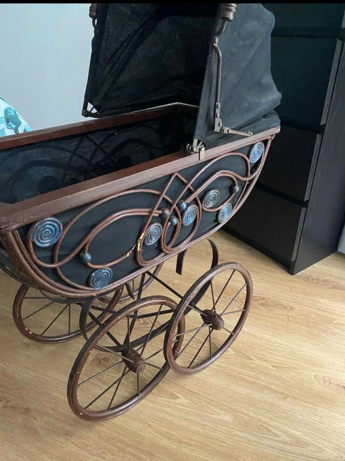 Antieke kinderwagen, Ophalen, Zo goed als nieuw, Overige merken