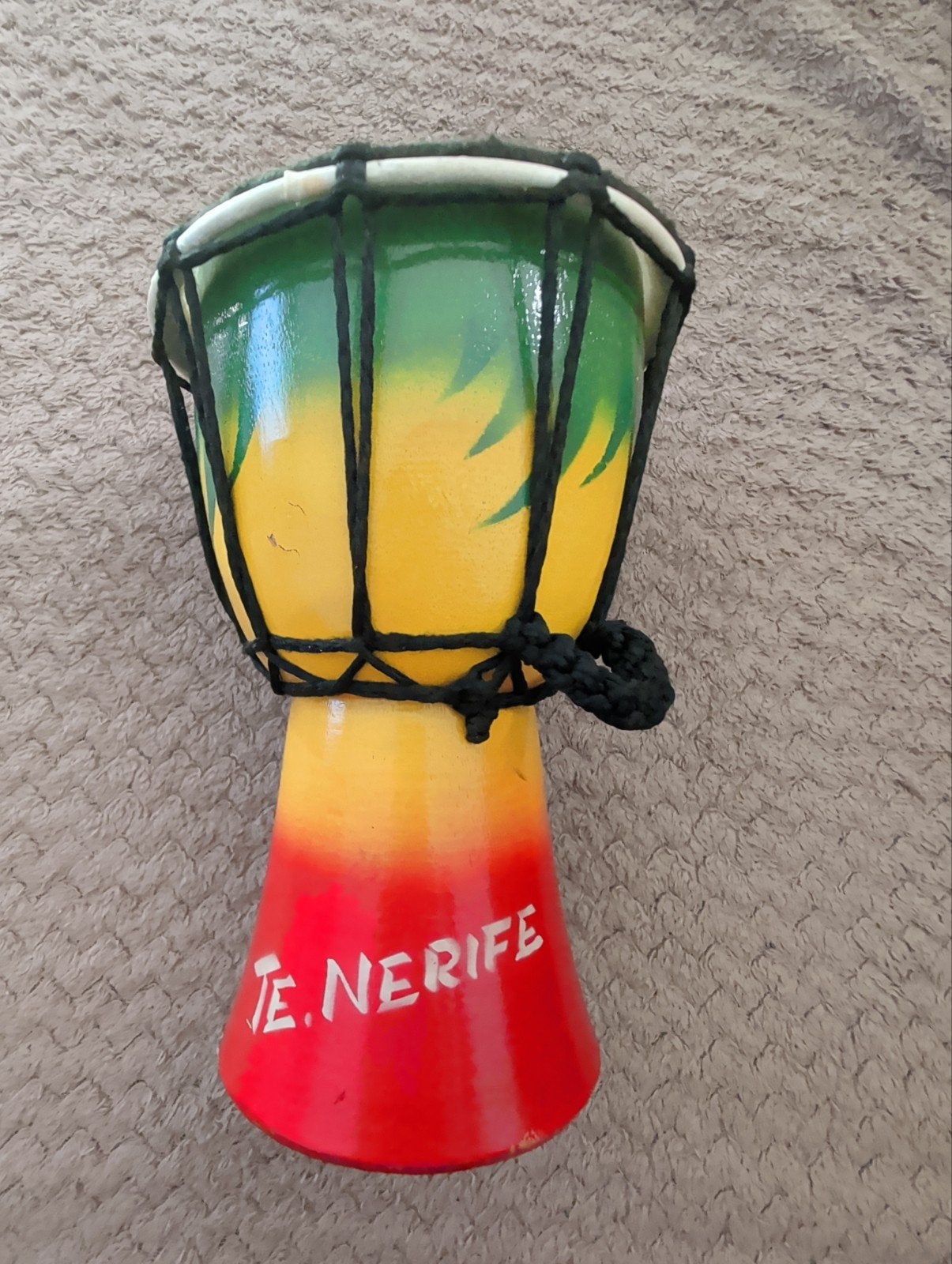 Kleine Djembe Trommel - Tenerife Souvenir, Ophalen, Gebruikt, Trommel