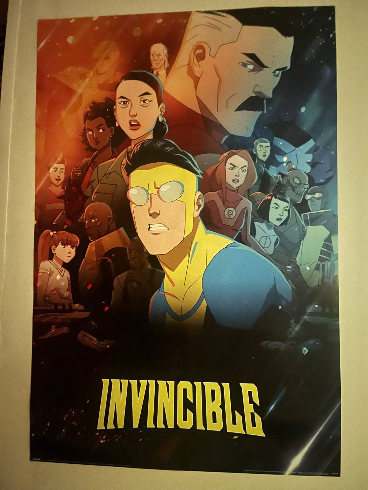 Invincible Poster - Officiële Skybound Merchandise, Rechthoekig Staand, Ophalen of Verzenden, Zo goed als nieuw, A1 t/m A3
