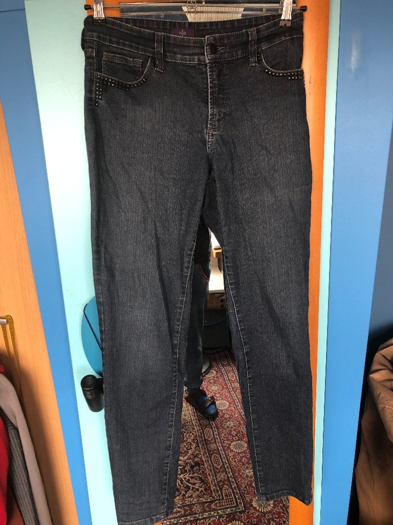 mooie jeanstregging Not your daughters 40 zgan, Maat 38/40 (M), Zo goed als nieuw, Lang, Not your daughters