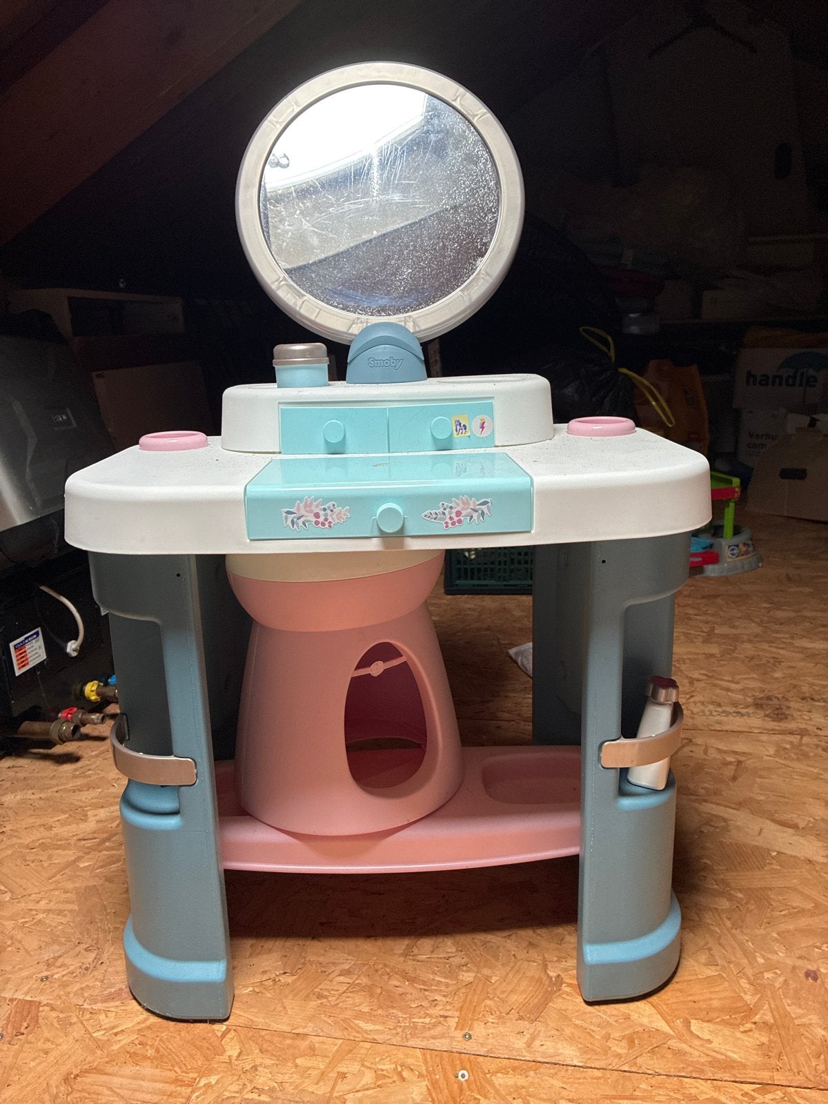 Smoby kaptafel met spiegel voor kinderen, Ophalen, Gebruikt, Meisje
