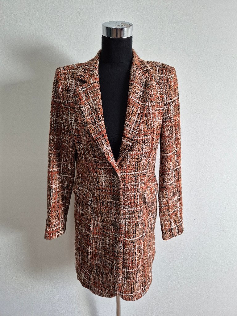 Jas85 - Mosterdkleurig Helena Hart jasje maat L (1), Ophalen of Verzenden, Zo goed als nieuw, Maat 38/40 (M)