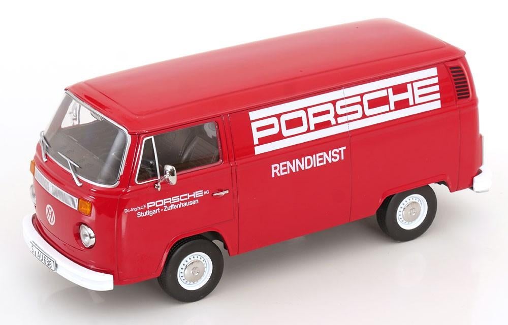 Volkswagen T2B Bus 1972 “Porsche Renndienst” Rood 1-18 KK-Sc, Overige merken, Tschuiten@hotmail.com, Duitsland, Auto
