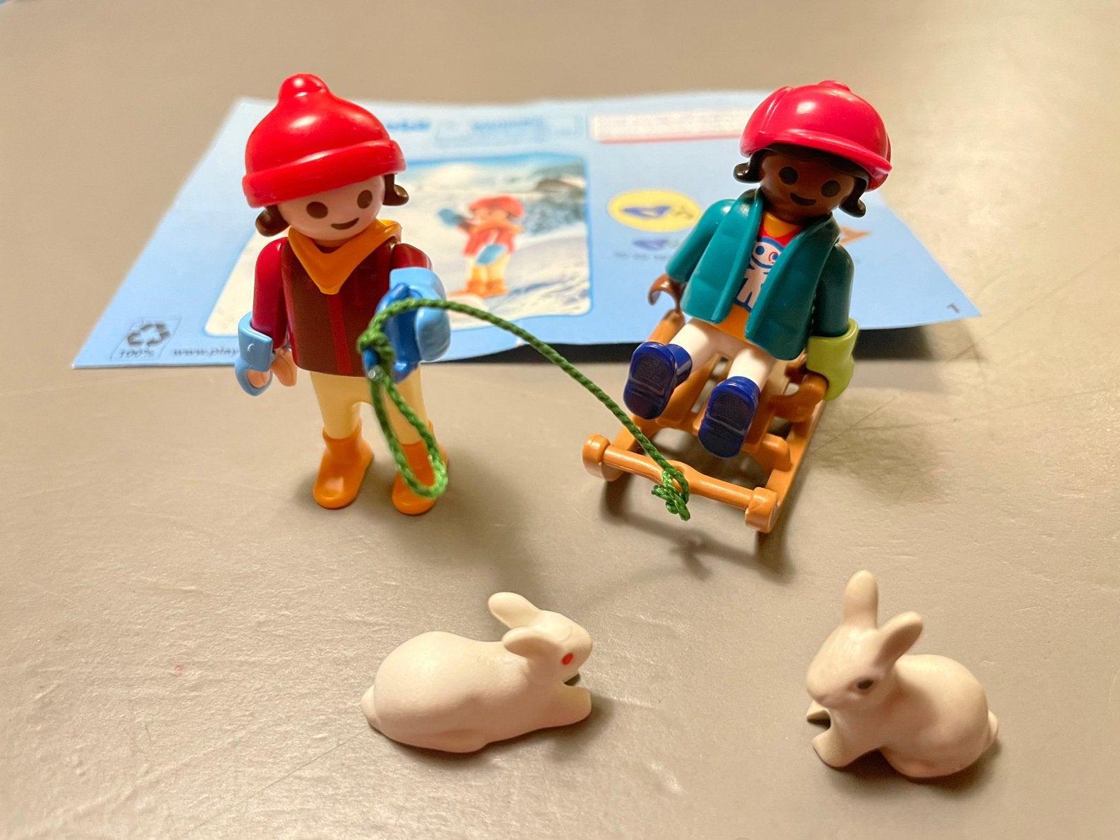 Playmobil 70250 kinderen met slee