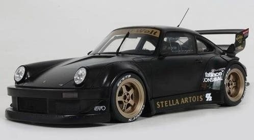 Porsche 911 RWB Stella Artois '10, zwart - 1:18 - GT Spirit, Overige merken, Rue de L' Ecusson 2, 56120 Josselin France, GTS Models