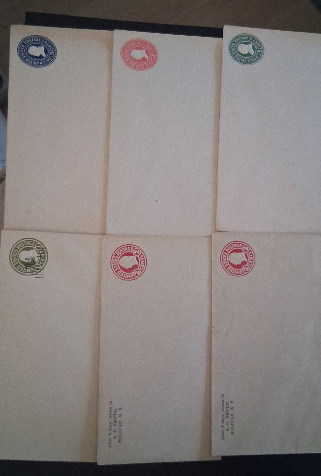 12 Oude Indicia enveloppen USA, Ophalen of Verzenden, Envelop