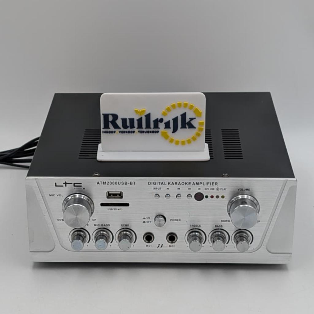 LTC ATM2000USB-BT Digitale karaoke versterker Stereo - Zgan, Ruilrijk, Zo goed als nieuw, Info@ruilrijk.nl, Neerstraat 60, 6041 KD Roermond