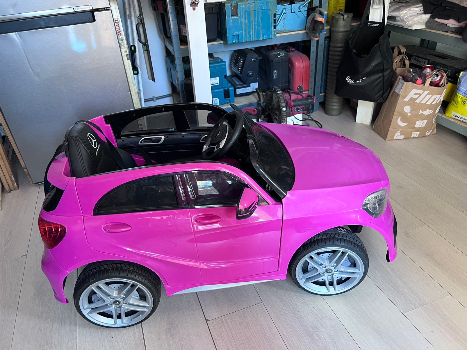 Mercedes kinder auto, Kinderen en Baby's, Ophalen, Zo goed als nieuw