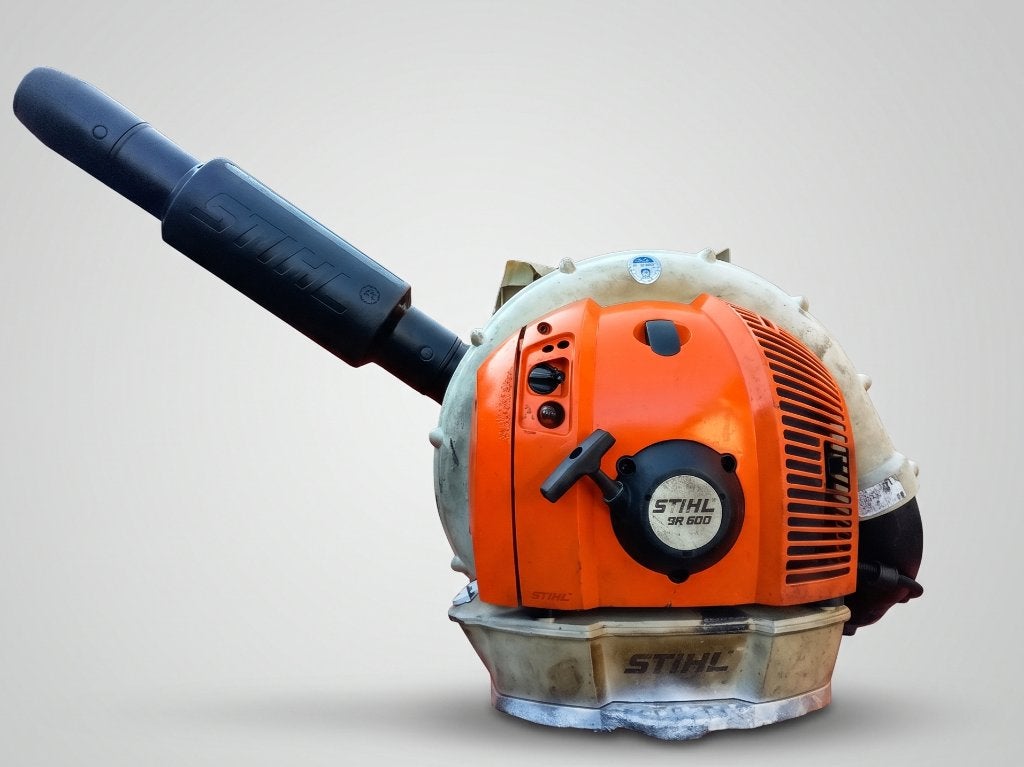 Stihl BR 600 Magnum Bladblazer | Ruggedragen, Gebruikt, Ruggedragen, Ophalen of Verzenden, Stihl