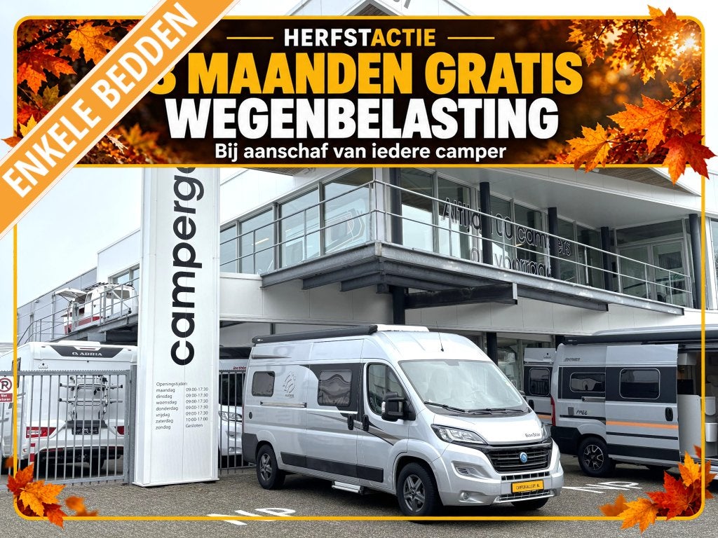 Knaus BoxStar 600 Platinum Selection 5.99m ENKELE BEDDEN, Fiat, Bedrijf, Tot en met 3, 5 tot 6 meter