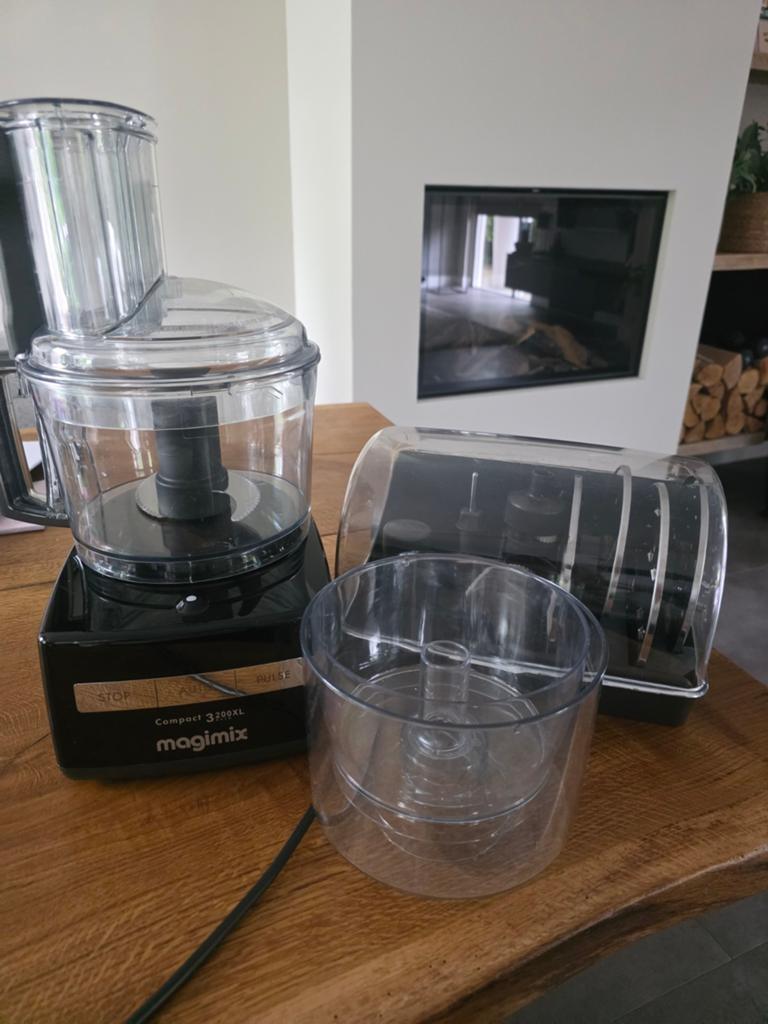 Magimix Compact 3200XL Keukenmachine - Zo goed als nieuw, Witgoed en Apparatuur, Keukenmixers, 3 snelheden of meer, Ophalen of Verzenden
