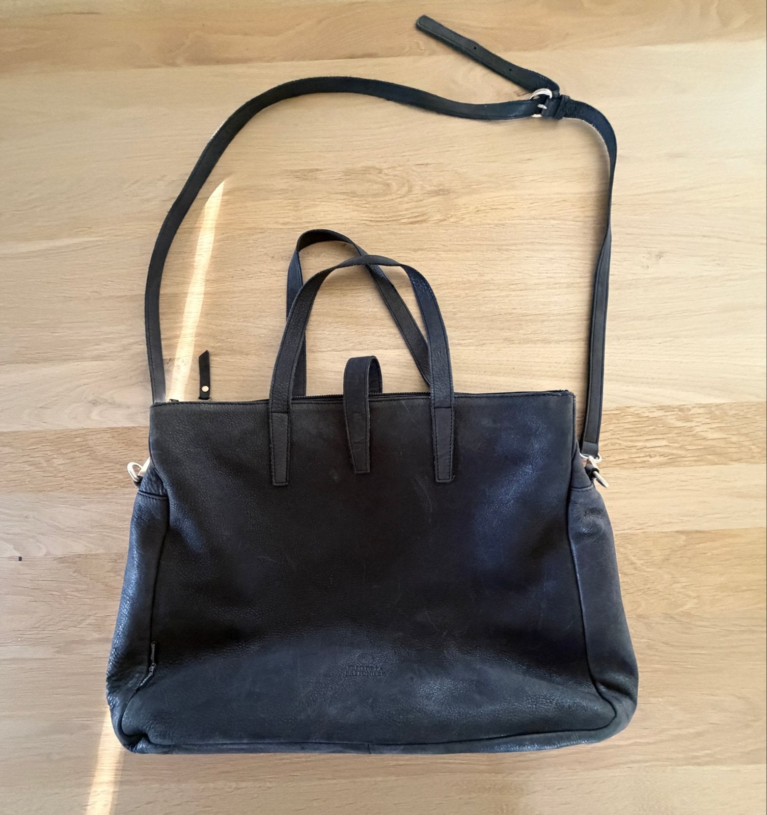 Fred de La Bretoniere Laptoptas / Schoudertas, Ophalen, Zo goed als nieuw, Blauw, Overige typen