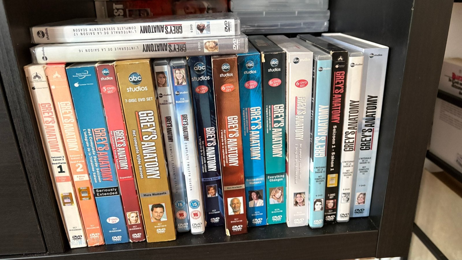 Grey’s Anatomy 17 seizoenen dvd, Cd's en Dvd's, Dvd's | Tv en Series, Ophalen, Gebruikt, Boxset, Drama