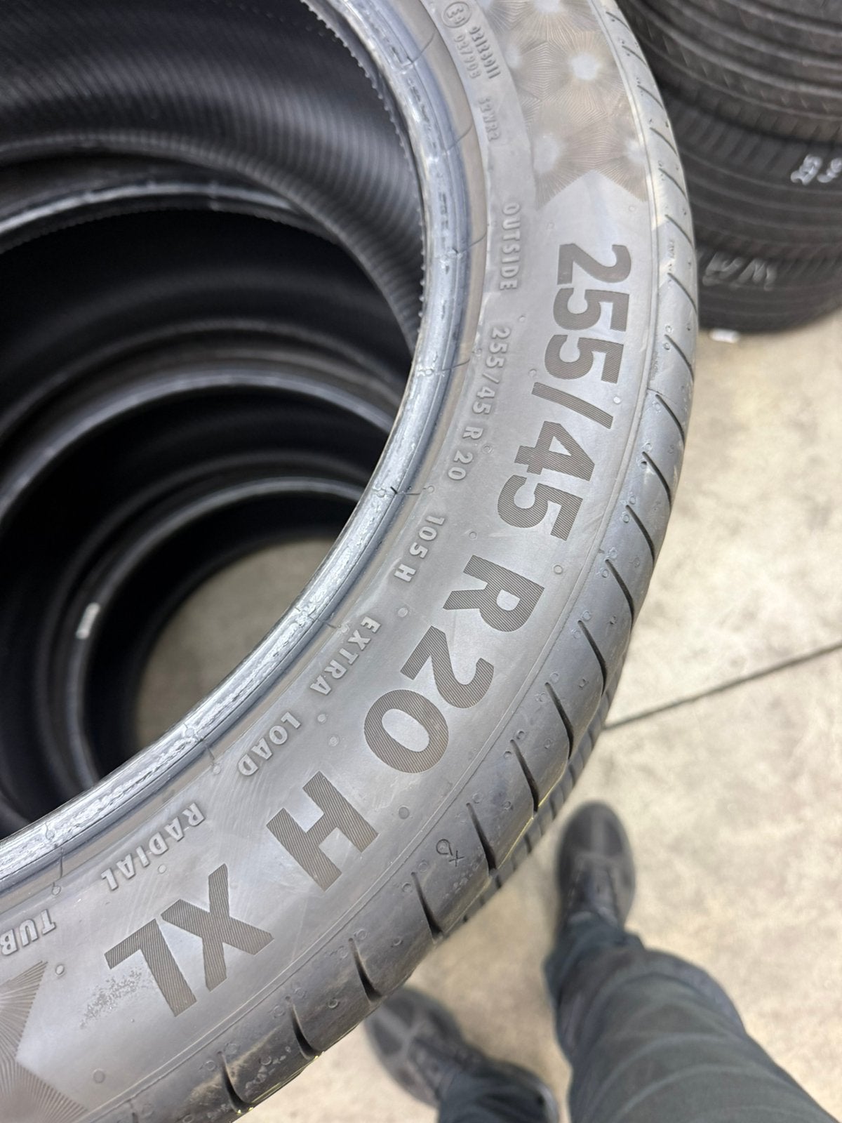 4x Continental 255/45 /20 DOT 2024 | 6mm | €125 pst all incl, Ophalen, Zomerbanden, Band(en)