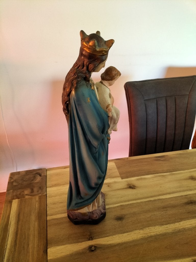 Heilig hart beeld en Maria met kind, Ophalen