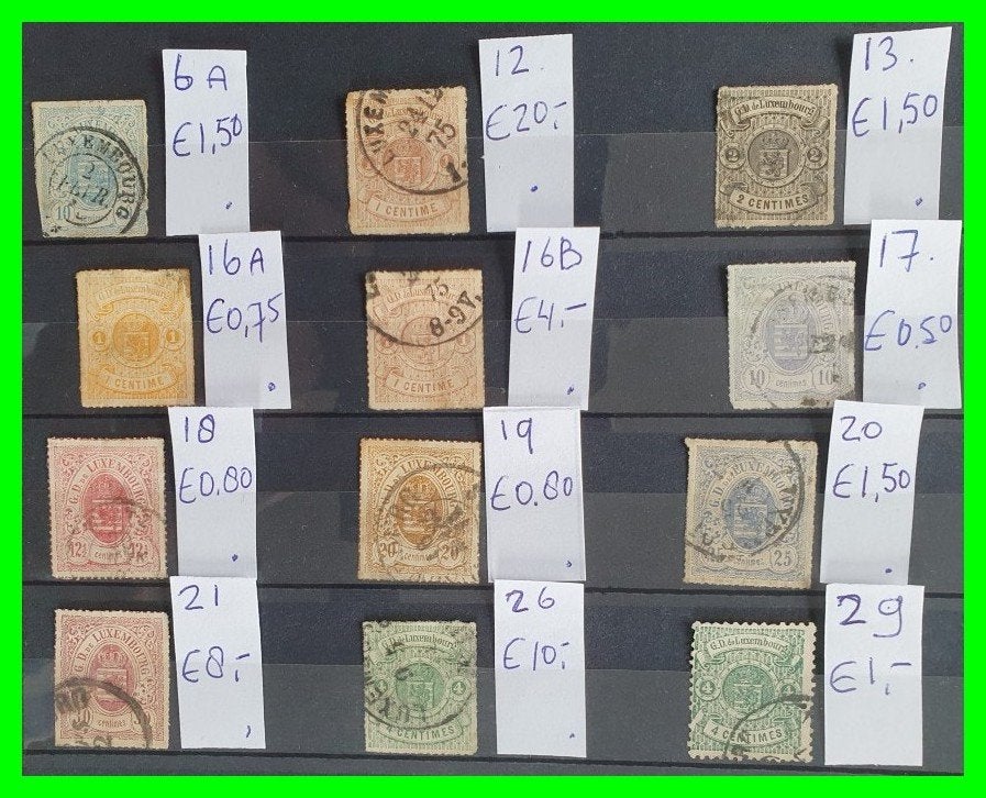 Luxemburg diverse series en blokjes gestempeld  *97, Postzegels en Munten, Ophalen of Verzenden, Buitenland