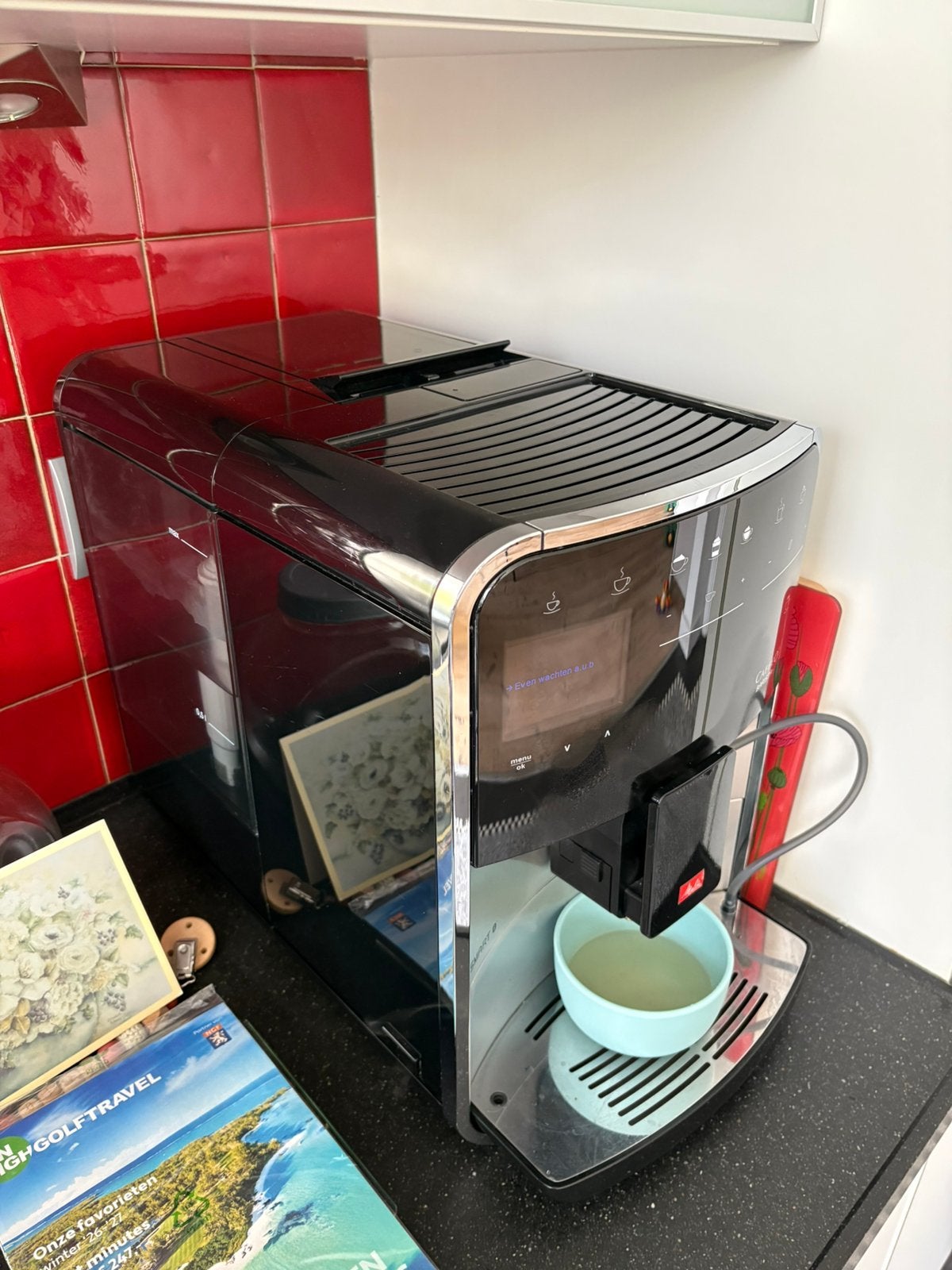 Melitta Caffeo Barista TS Smart espressomachine, F831-101., Ophalen, Zo goed als nieuw, Koffiemachine