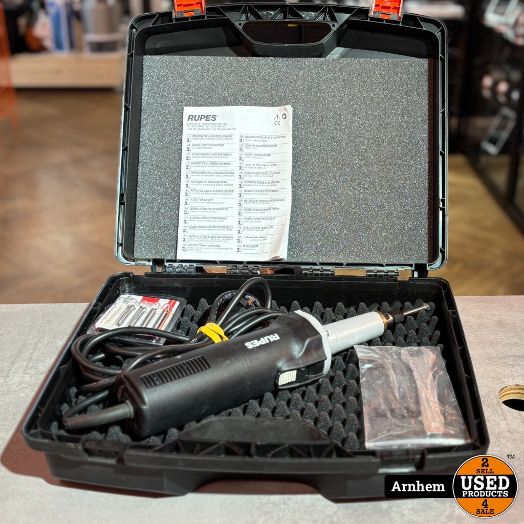 Rupes AR38ES Houtrotfrees in koffer | Nette staat, Rupes, Zo goed als nieuw, Support@rupes.com, Via Marconi 3/A, 20071 
Vermezzo con Zelo (MI), 
Italy