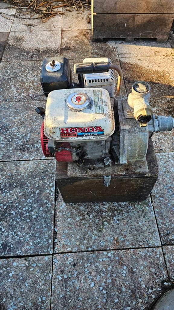 Waterpomp Honda WH15X, Ophalen, Gebruikt, Benzinemotor, 1800 rpm of meer