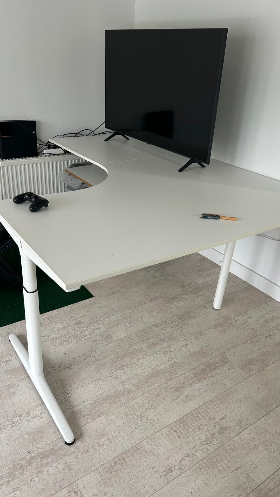 Ahrend Mehes hoekbureau 200x160 cm, Huis en Inrichting, Bureaus, Ophalen, Demontabel, Gebruikt, 200 cm